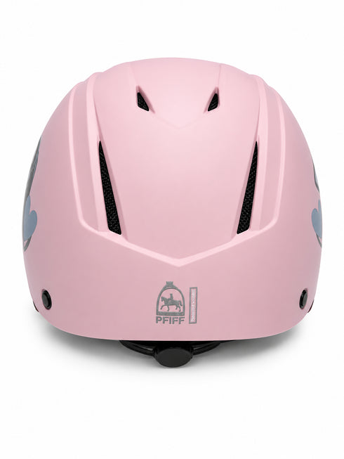 PFIFF ProtectionX Reithelm Kinder – Pink – Größenverstellbar – Sicherheitsreithelm