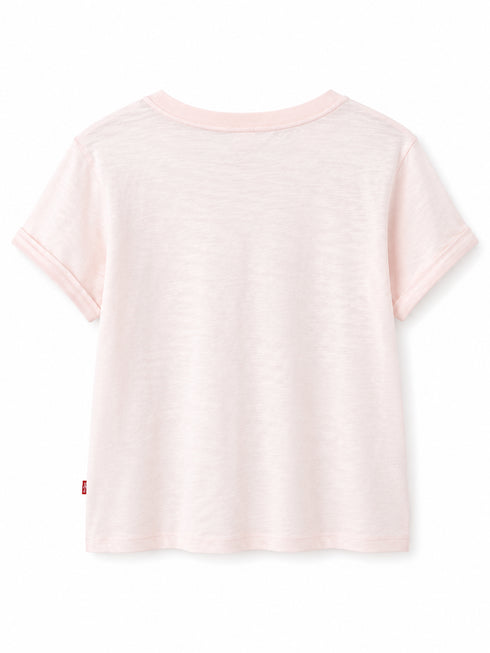 Levi’s Damen T-Shirt mit Brusttasche & Blumenstickerei